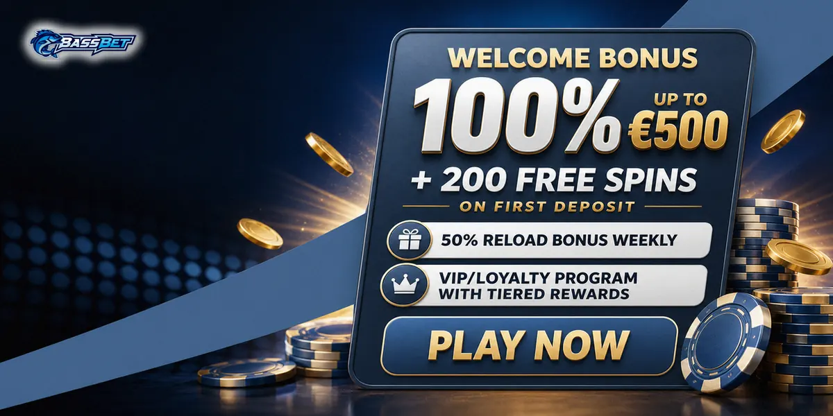 Bassbet Casino welcome bonus offer